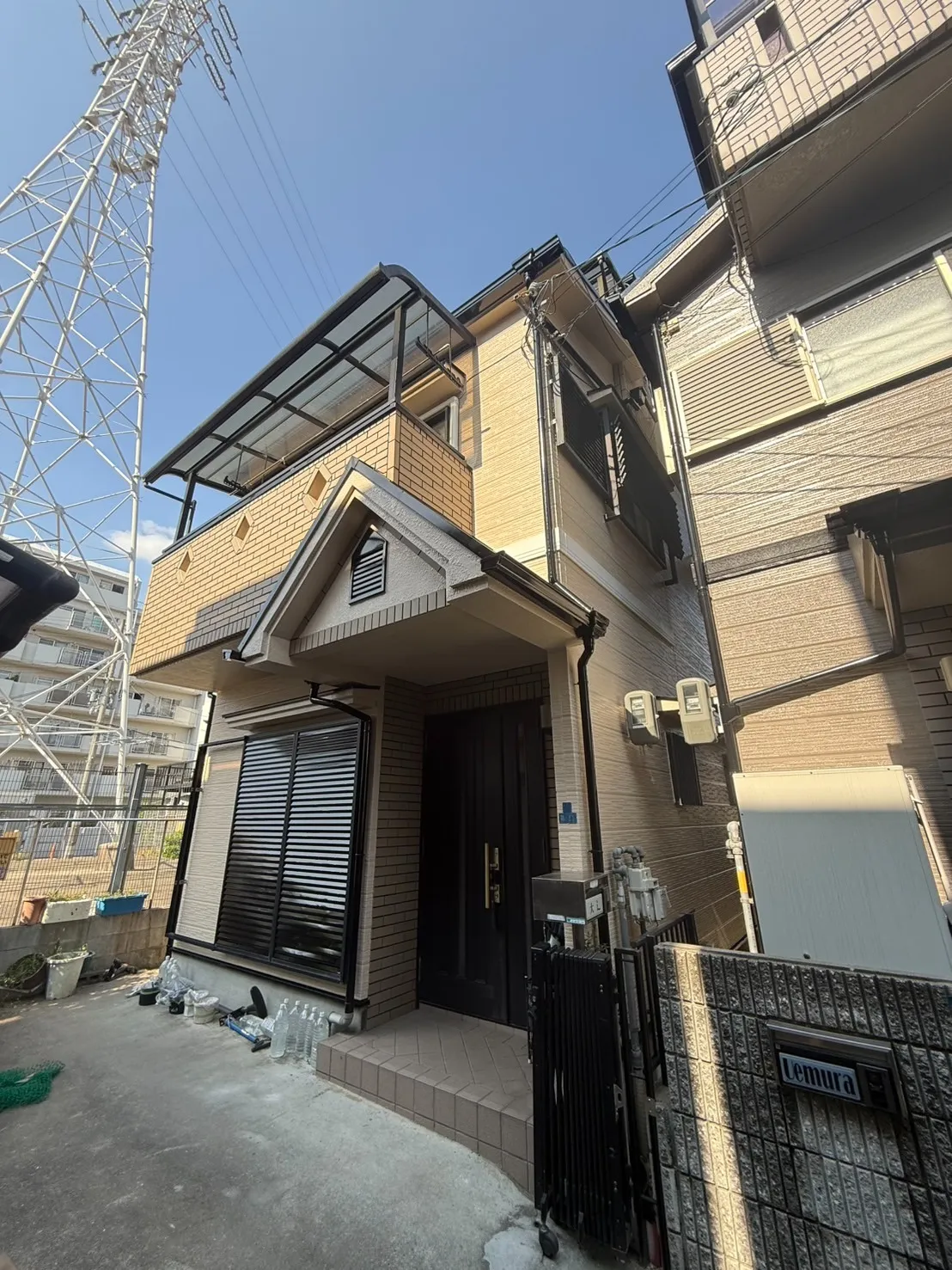 兵庫県尼崎市で足場解体作業が終わりました